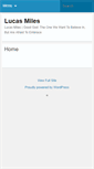 Mobile Screenshot of lucasmiles.org