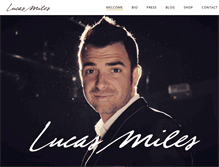 Tablet Screenshot of lucasmiles.org